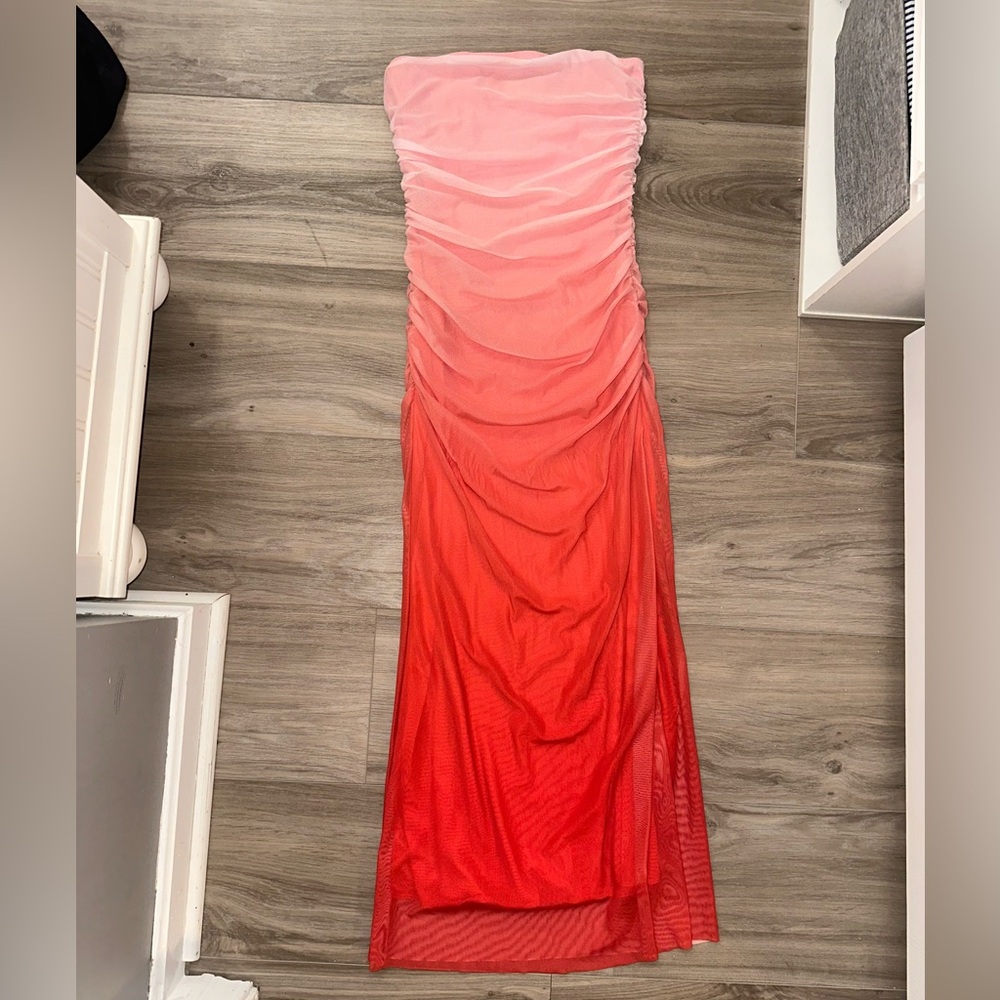 Strapless Maxi Dress